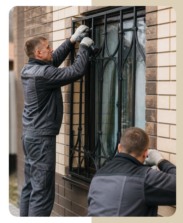 Установка решеток в дом в Магнитогорске по цене от 3621 р. | Дверной
